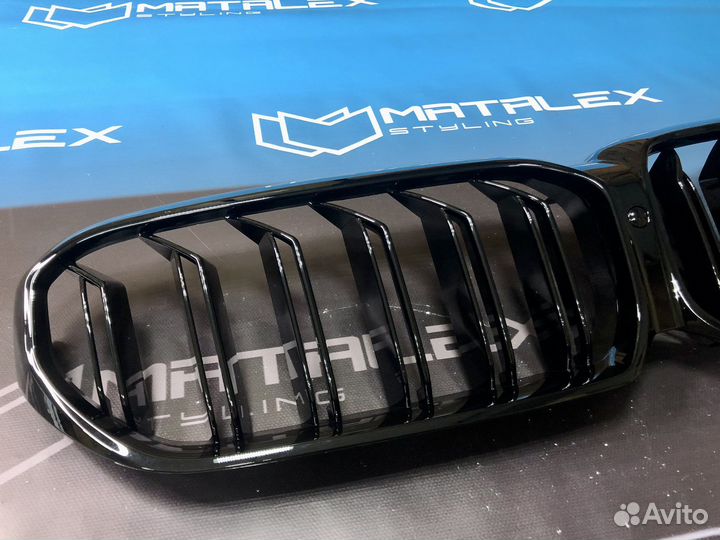 Решетка радиатора BMW 5 G30 M, рест, глянец
