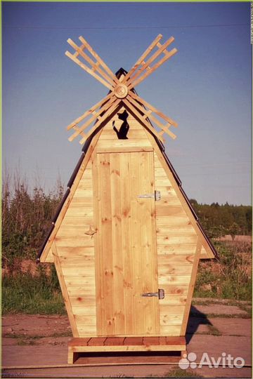 Уличный туалет домик с установкой CNI