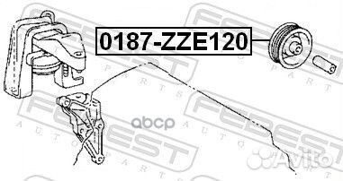 Ролик обводной toyota corolla/fielder 2000.08-2