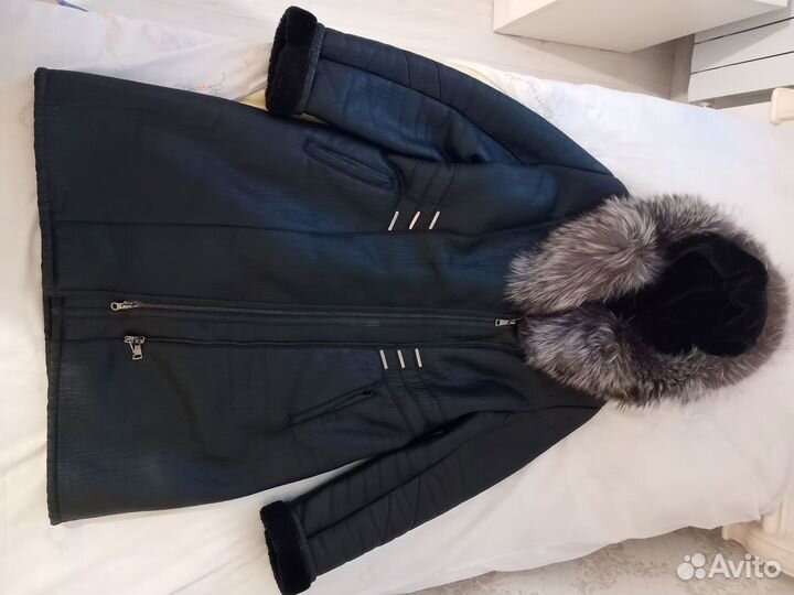 Дубленка женская 50-54 (5XL)