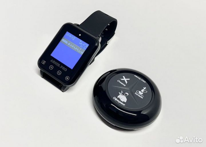 Кнопка вызова официанта влагозащищенная комплект