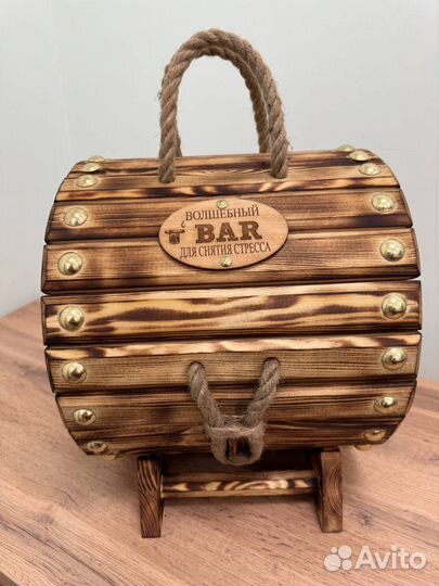 Мини бар бочка