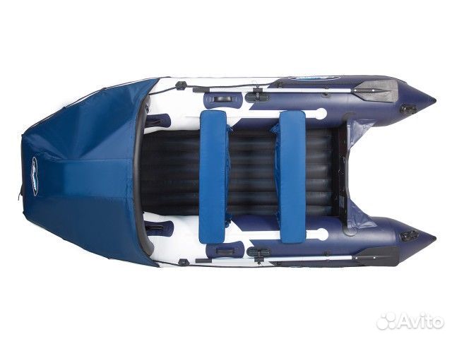 Лодка Гладиатор Е350 серии Air бело/темно-синий