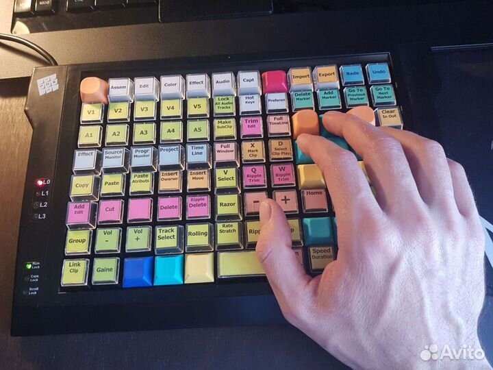 Монтаж видео. Клавиатура для Adobe Premier Pro