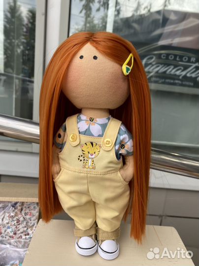 Текстильная кукла игровая