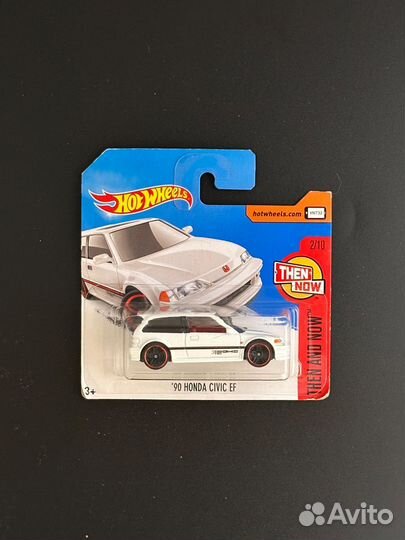 Hot Wheels '90 Honda Civic Ef / Then And Now