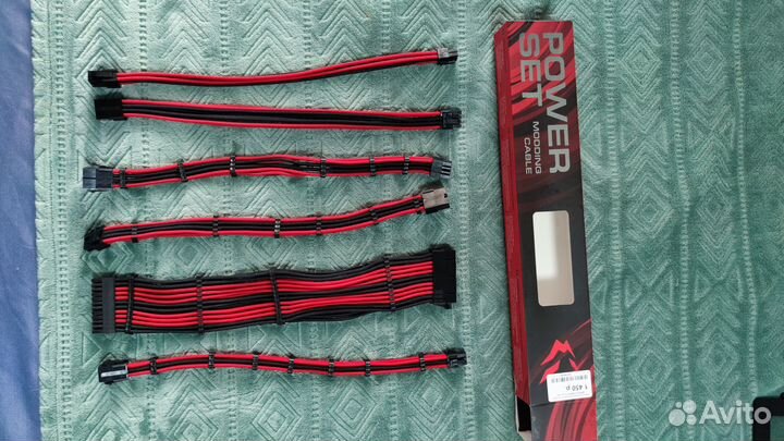Комплект кабелей удлинителей для бп