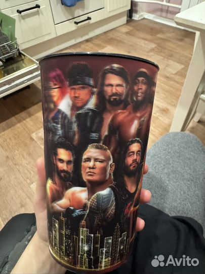 Стакан WrestleMania 2019 г 3D пластик