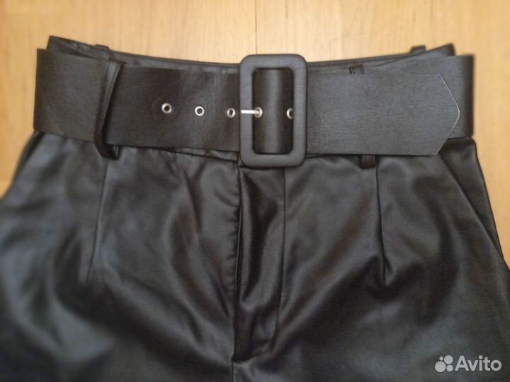 Брюки кожзам