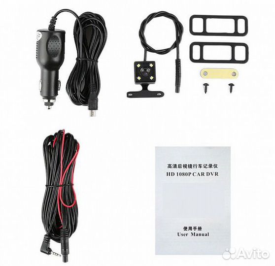 Зеркало-регистратор Орбита CAR43 + парковка