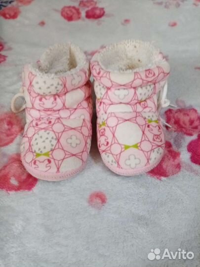 Пинетки для девочки нарядные