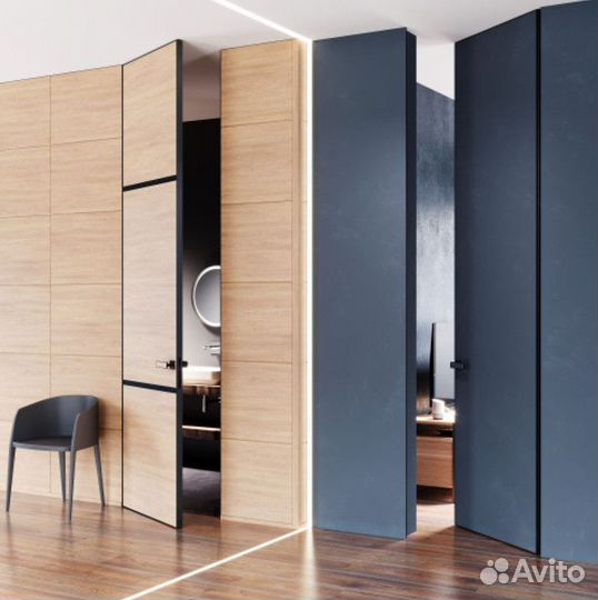 Двери скрытые межкомнатные под отделку