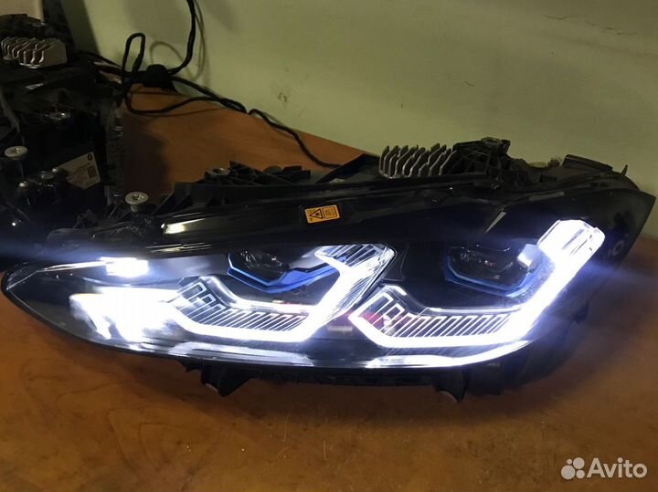 Фара Bmw 4 G22 Shadow line Laser