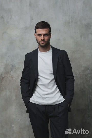 Мужской Костюм Черный