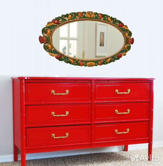 Зеркало с ручной росписью