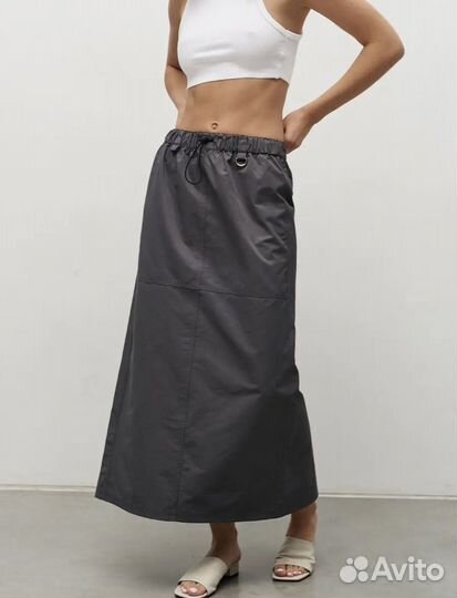 Юбка карго макси