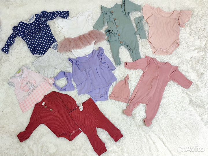 Вещи пакетом на девочку от 0 до 1 года