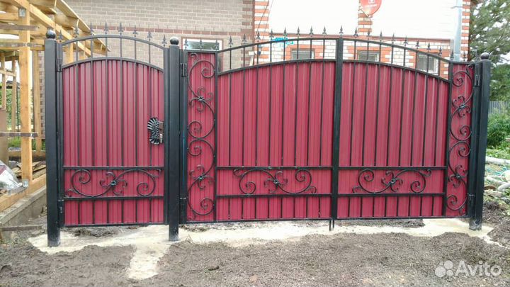 Ворота кованые