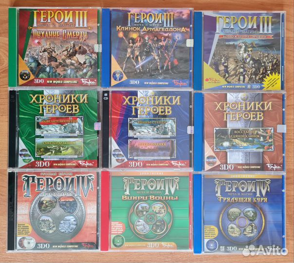 Игры для пк серии герои меча и магии III и IV