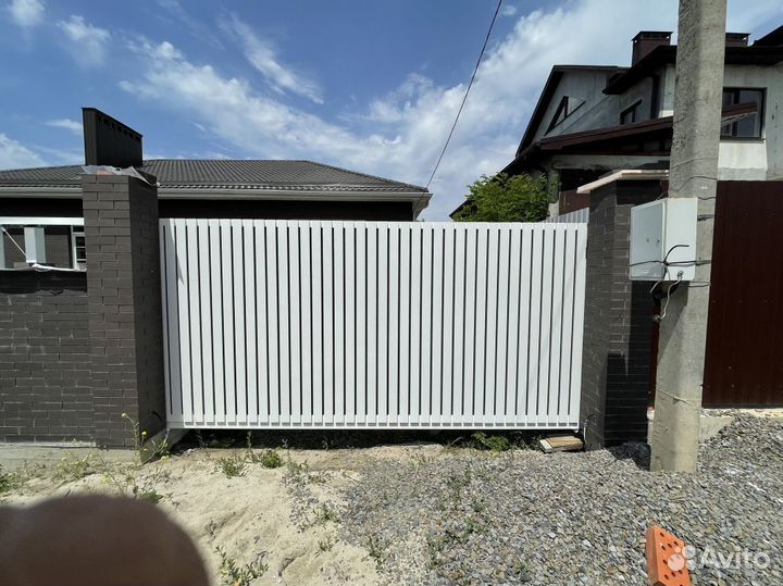 Откатные ворота Alutech Prestige 3600х2350