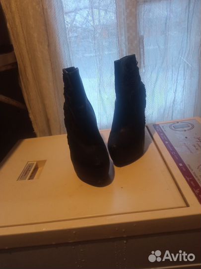Ботильоны женские 38 размер натуральная кожа