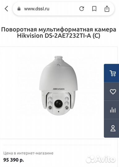 Камера видеонаблюдения PTZ 32-х оптический зум