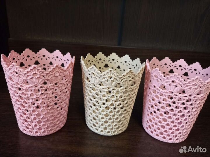 Стаканчики для карандашей и ручек