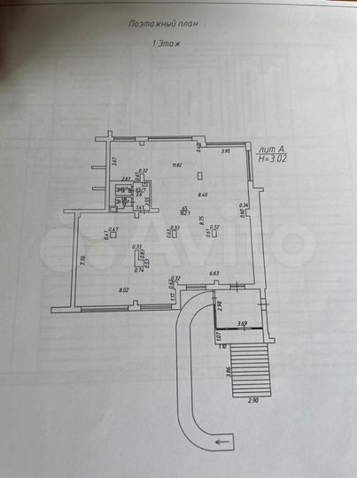Торговое помещение в ЖК Парк Победы, 168.3 м²