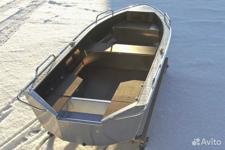 Новая алюминиевая лодка Wyatboat 370 нерегистрат