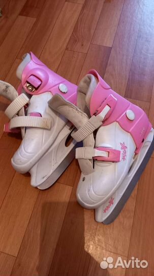 Коньки детские раздвижные,б/у