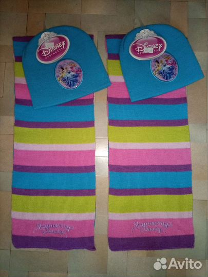 Набор новый детский, шапка и шарф