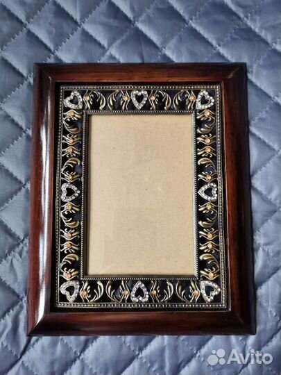 Фоторамка дерево металл