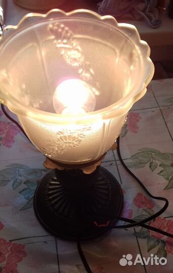 Лампа настольная 50-е годы XX века. Бронза. СССР