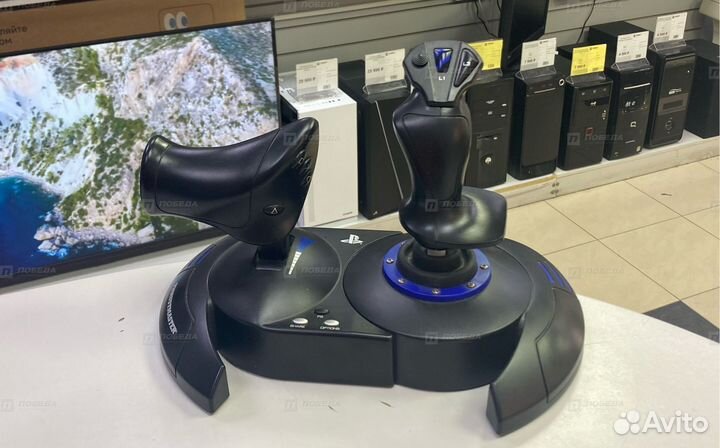 М100)thrustmaster джойстик проводной T.flight hota