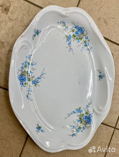 Блюдо фарфор Кузнецова