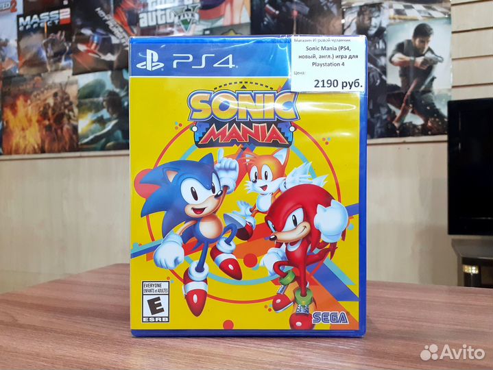 Sonic Mania (PS4, новый, англ.)
