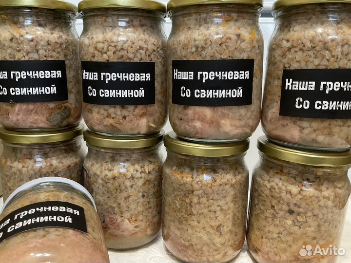 Каша гречневая со свининой