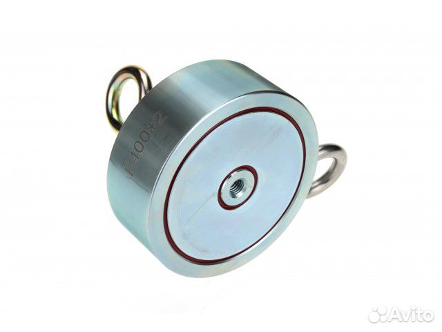 Поисковый магнит двухсторонний F400x2