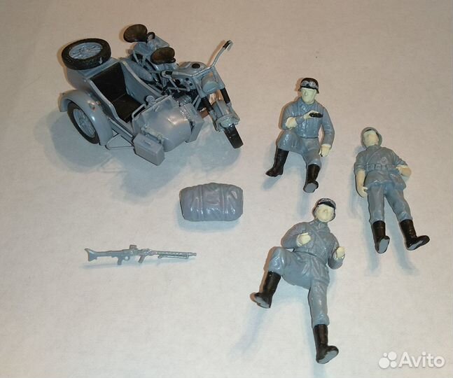 Модель немецкого мотоцикла Цундап М 1 35