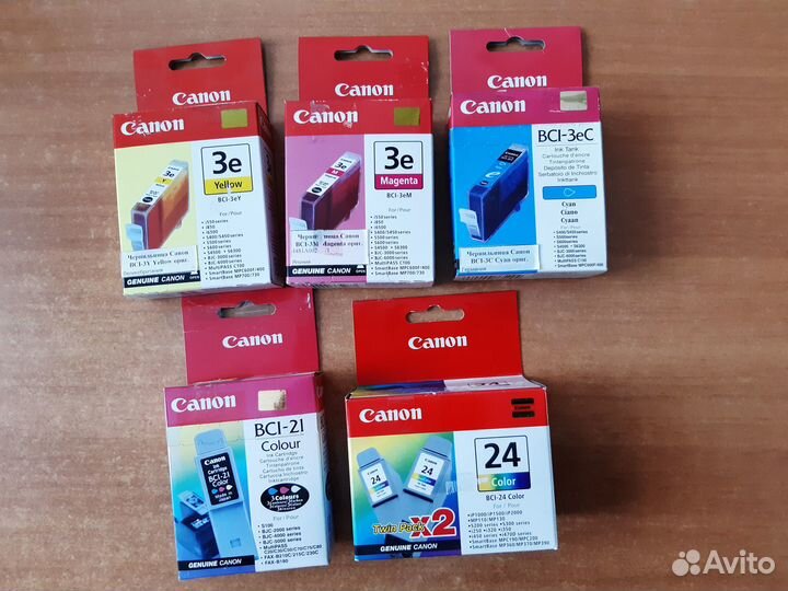 Картриджи чернильницы для струйных принтеров canon
