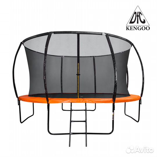 Батут DFC trampoline kengoo С сеткой 12FT-TR-E-BAS