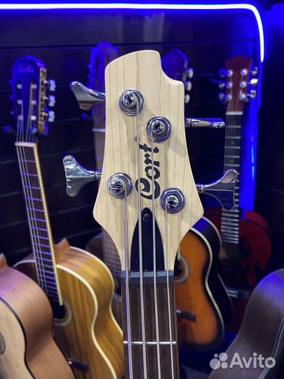 Бас Гитара Cort PJ-OPB Action Series + Комбик 10вт