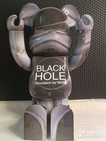 Bearbrick 70см 1000% Black hole (чёрная дыра)