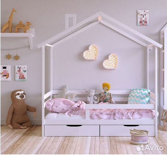 Детская кровать домик