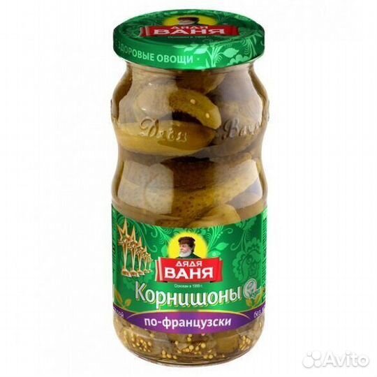 Консерва Корнишоны Дядя Ваня По-французски 460г