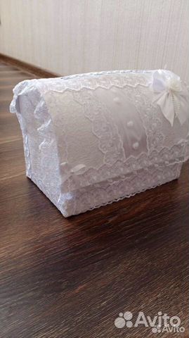 Свадебный сундук для денег