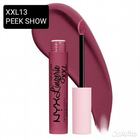 Жидкая помада NYX lip lingerie XXL
