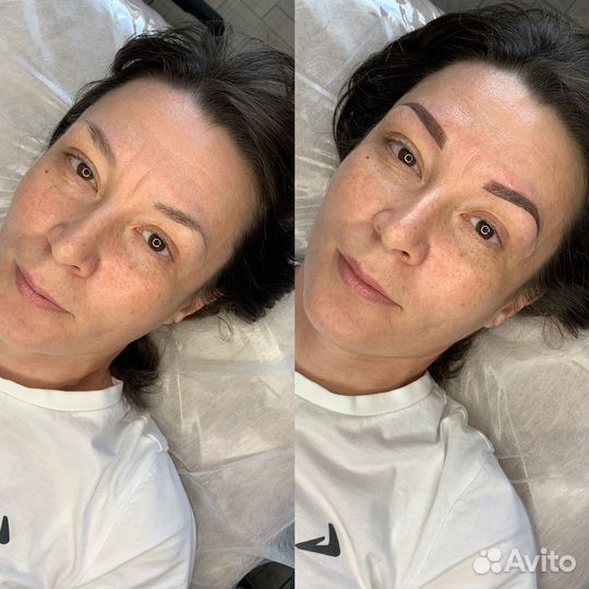 Перманентный макияж бровей губ и век татуаж