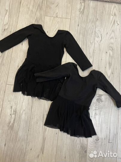 Гимнастический купальник с юбкой