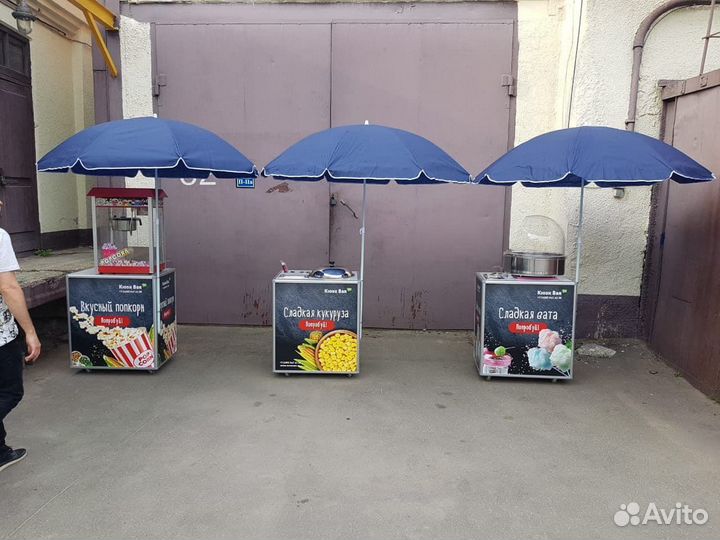 Аппарат тележка для продажи вареной кукурузы